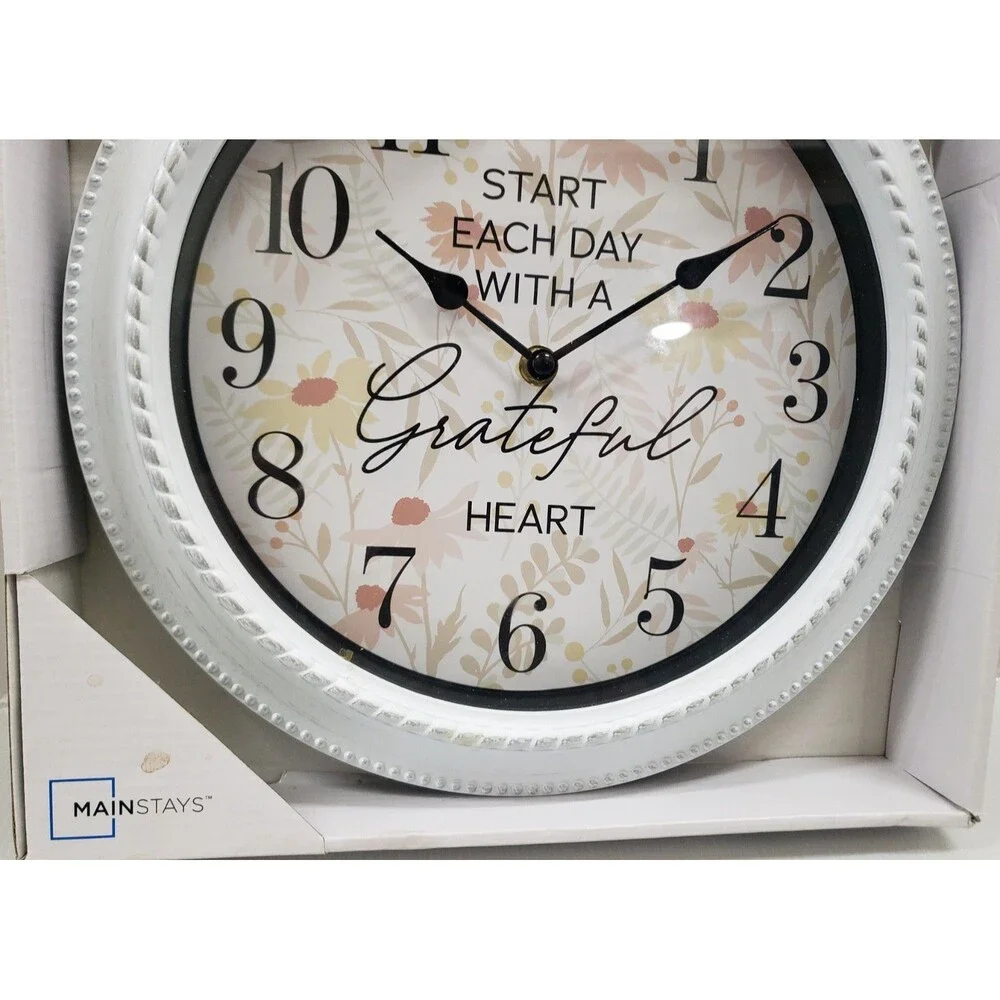 Plastic Wall Clock, 12.2